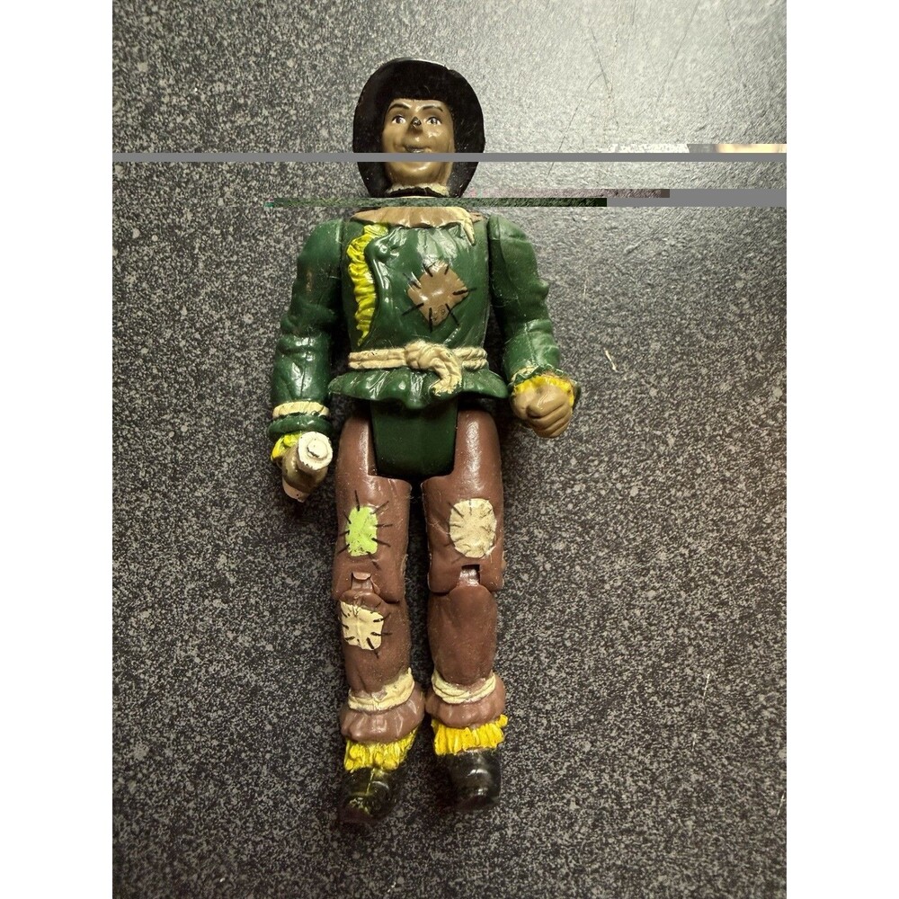Vintage The Wizard of Oz 4" Scarecrow Bendable Action Figures MGM Turner 1988